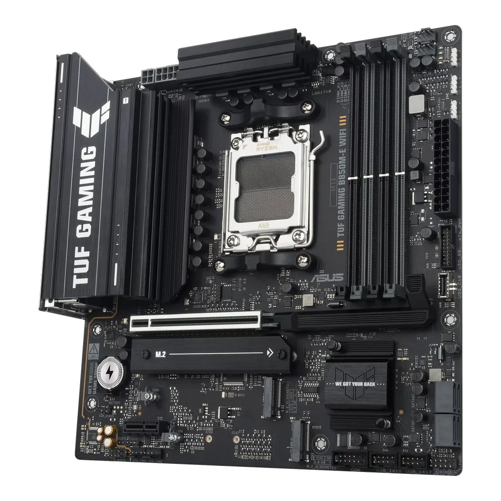 MB ASUS TUF Gaming B850M-E WIFI AM5 4xDDR5 M.2 W6E+BT5.3 HDMI DP mATX