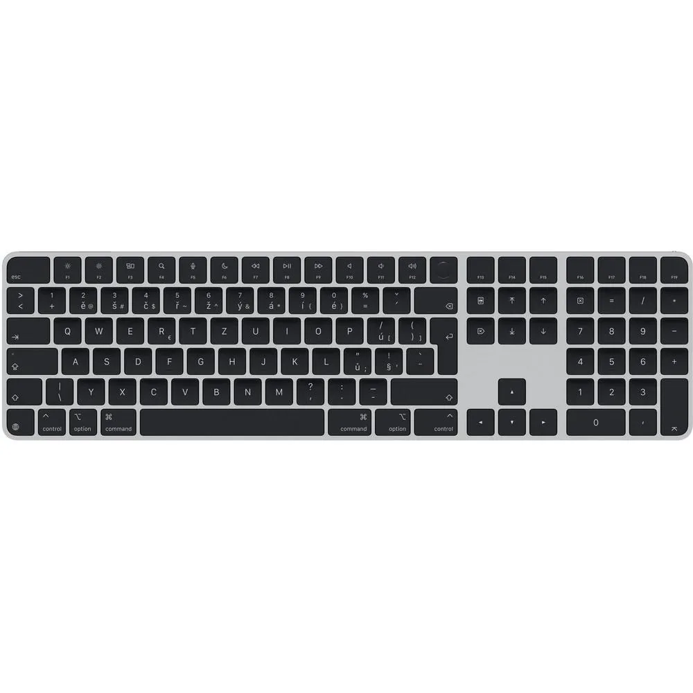 Apple Magic Keyboard Numeric Touch ID/Bezdrátová Bluetooth/SK layout/Černá
