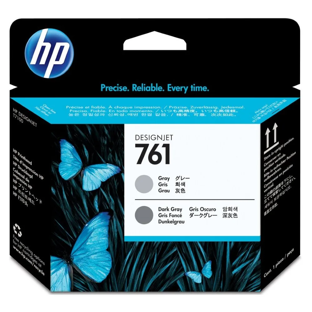 HP 761 - Šedá, tmavě šedá - tisková hlava - pro DesignJet T7100, T7200, T7200 Production Printer