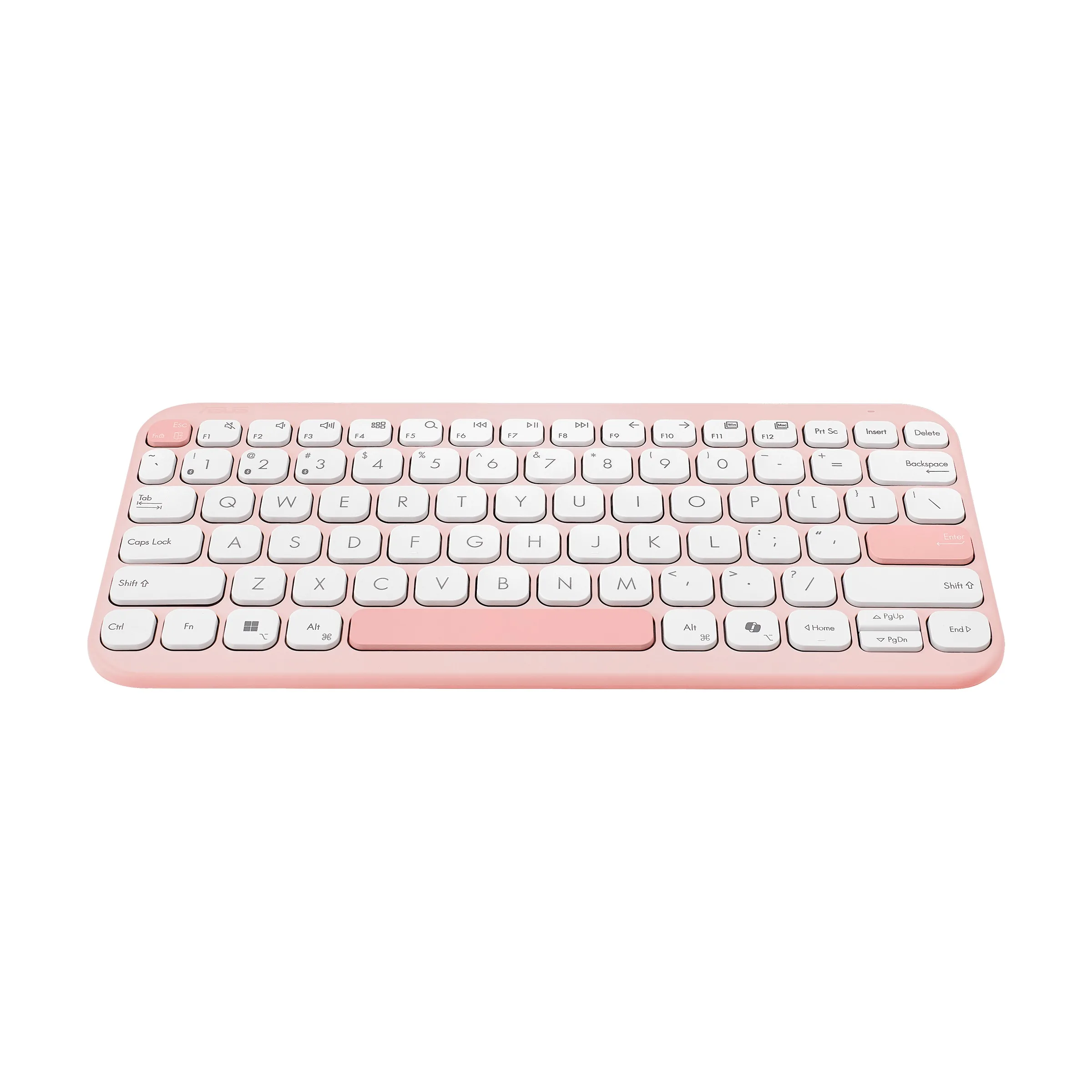 ASUS Marshmallow KW100 Copilot version - bezdrôtová klávesnica, Pink, CZ SK