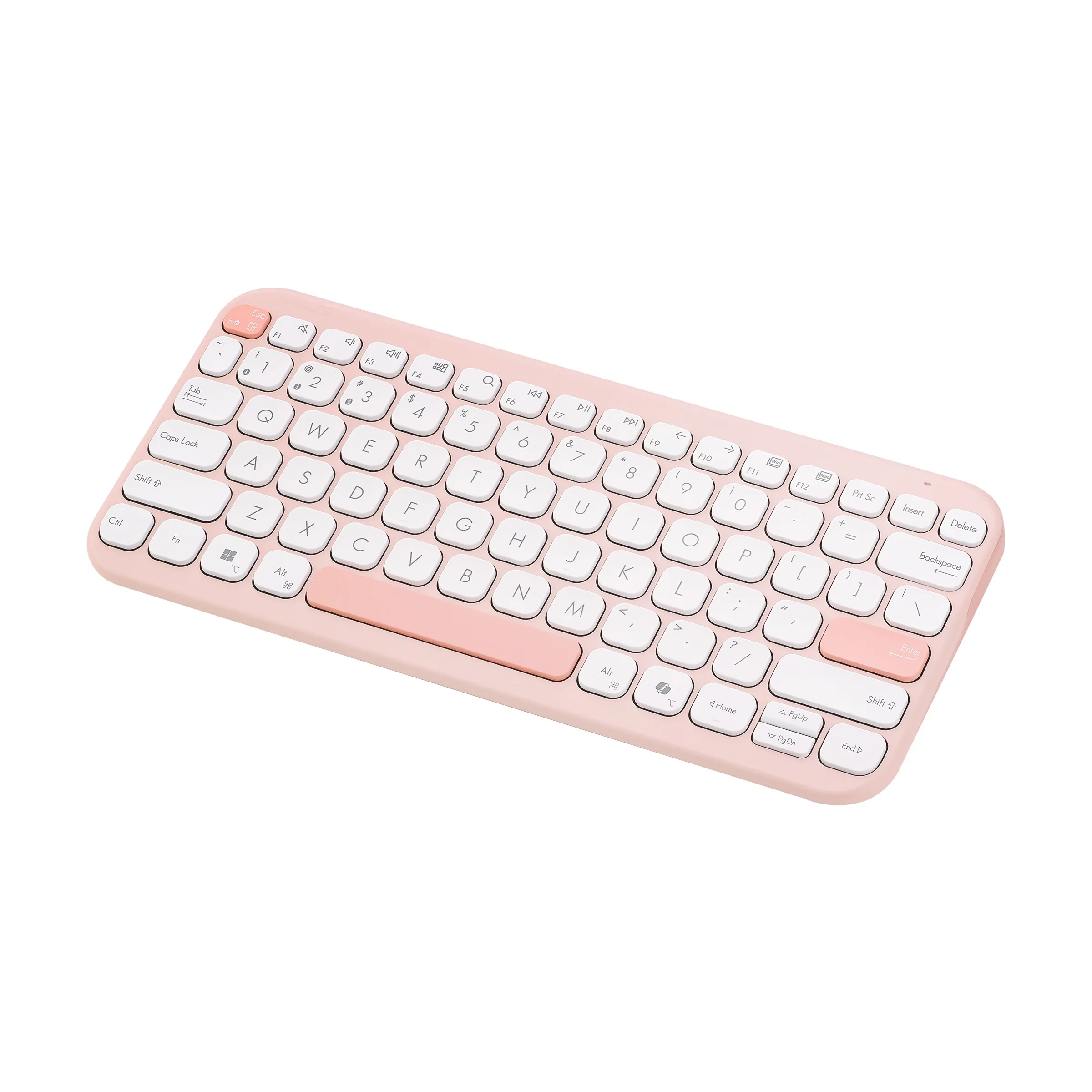 ASUS Marshmallow KW100 Copilot version - bezdrôtová klávesnica, Pink, CZ SK