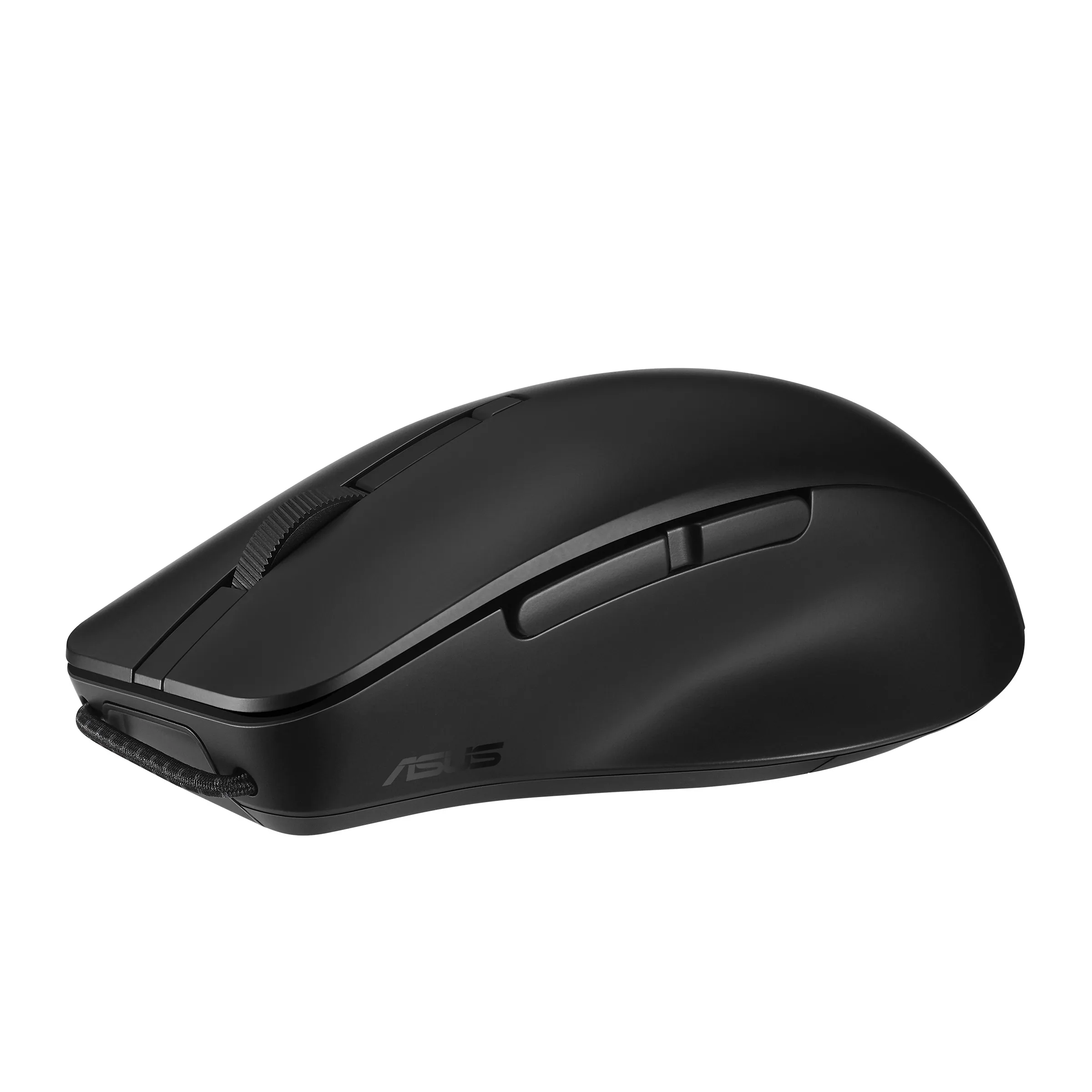 ASUS SmartO MD200 Silent Plus/Cestovní/Optická/Pro praváky/4 200 DPI/USB+BT/Černá