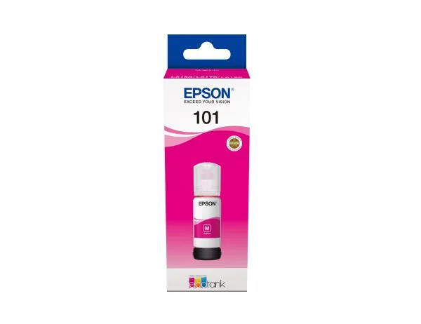 Epson 101 - 70 ml - purpurová - originální - inkoustový zásobník - pro Epson L4260, L4266, L6190, L6260, L6270, L6276, L6290; EcoTank L14150, L6290