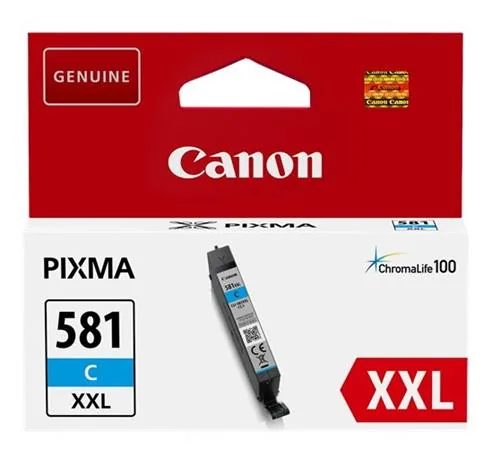 Canon CLI-581C XXL - Velikost XXL - azurová - originální - inkoustový zásobník - pro PIXMA TS6251, TS6350, TS6351, TS705, TS8252, TS8350, TS8351, TS8352, TS9550, TS9551