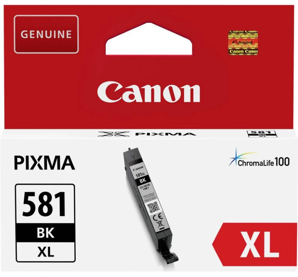 Canon CLI-581BK XL - 8.3 ml - velikost XL - černá - originální - inkoustový zásobník - pro PIXMA TS6251, TS6350, TS6351, TS705, TS8251, TS8252, TS8350, TS8352, TS9550, TS9551
