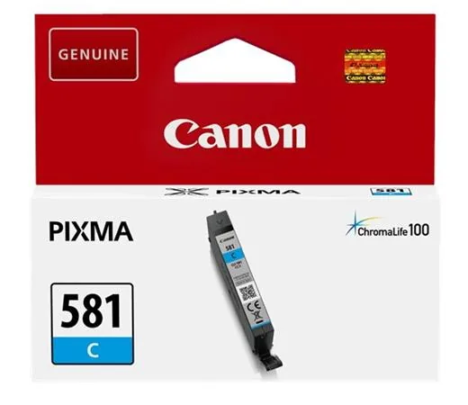 Canon CLI-581C - 5.6 ml - azurová - originální - inkoustový zásobník - pro PIXMA TS6251, TS6350, TS6351, TS705, TS8252, TS8350, TS8351, TS8352, TS9550, TS9551