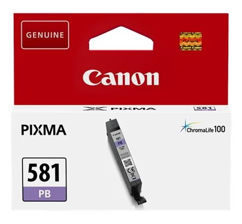 Canon CLI-581PB - 5.6 ml - fotografická modrá - originální - inkoustový zásobník - pro PIXMA TR8550, TS6351, TS705, TS8250, TS8251, TS8252, TS8350, TS8351, TS8352, TS9155