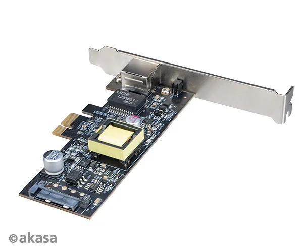AKASA 2.5 Gigabit PCIe síťová karta s PoE