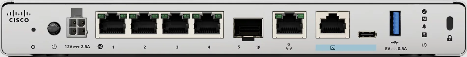 Cisco Secure Firewall 220 ASA - Bezpecnostní zarízení - 1GbE - montáž na stul / do skríne