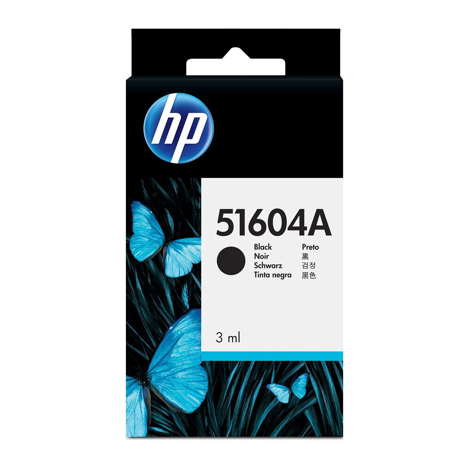 HP - 3 ml - černá - originální - inkoustová cartridge - pro QuietJet Plus; ThinkJet