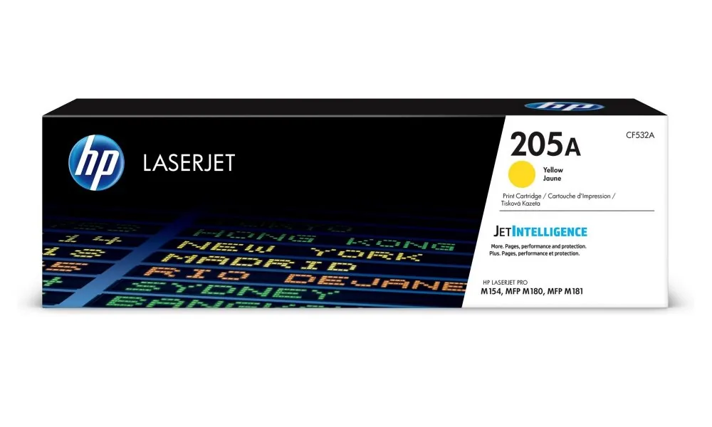 HP 205A - Žlutá - originální - LaserJet - kazeta s barvivem (CF532A) - pro Color LaserJet Pro M154a, M154nw, MFP M180n, MFP M180nw