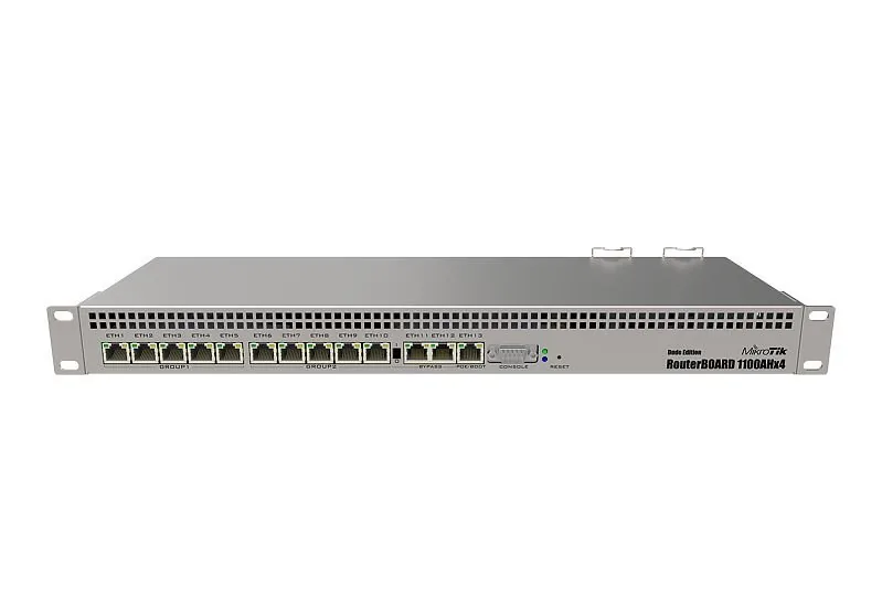 Mikrotik RouterBOARD RB1100x4, RB1100AHx4, 1GB RAM, 4x 1.4 GHz, RouterOS L6