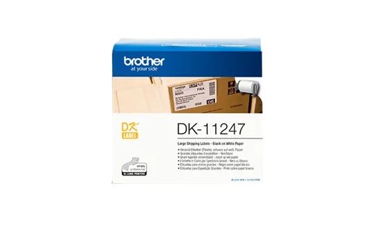 Brother - DK-11247 (papírové velké adresní štítky - 180 ks) 103mm x 164mm