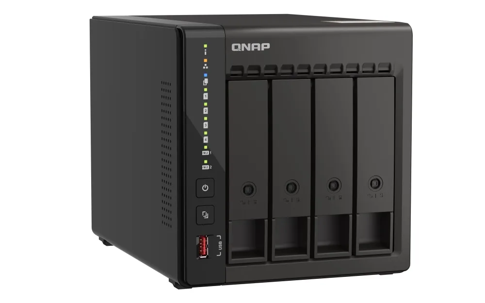 QNAP NVR QVP-41C (4x 2.5" 3.5" SATA 6Gbps, 2x M.2 2280 NVMe PCIe Gen3 x2)