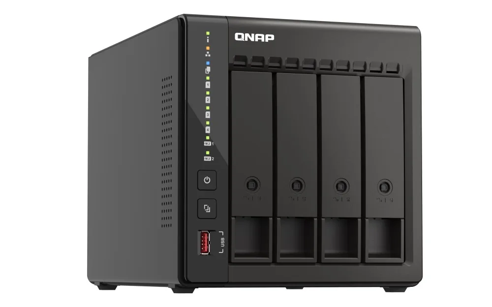 QNAP NVR QVP-41C (4x 2.5" 3.5" SATA 6Gbps, 2x M.2 2280 NVMe PCIe Gen3 x2)