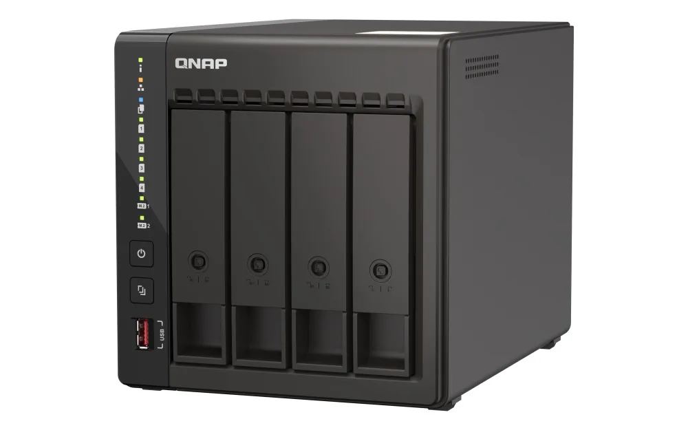 QNAP NVR QVP-41C (4x 2.5" 3.5" SATA 6Gbps, 2x M.2 2280 NVMe PCIe Gen3 x2)