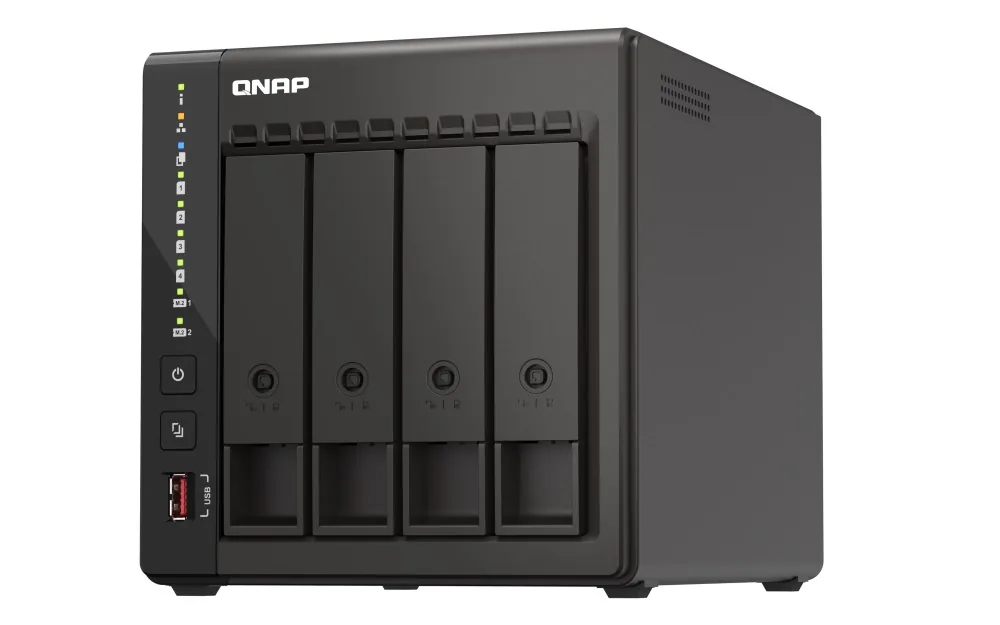 QNAP NVR QVP-41C (4x 2.5" 3.5" SATA 6Gbps, 2x M.2 2280 NVMe PCIe Gen3 x2)