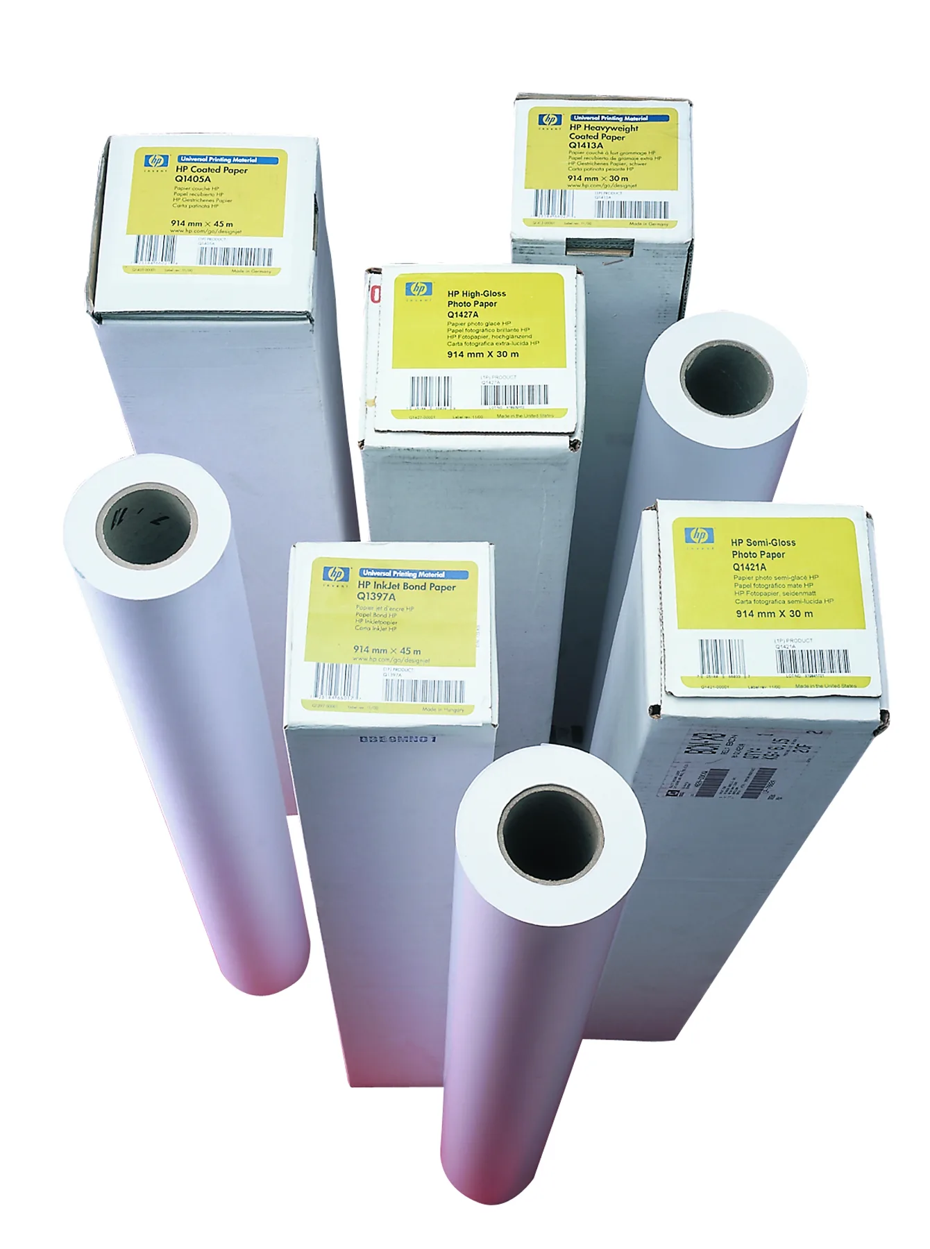 HP 1067/30.5/Heavyweight Coated Paper, matný, 42", C6569C, 130 g/m2, papír, 1067mmx30.5m, bílý, pro inkoustové tiskárny, role, uni