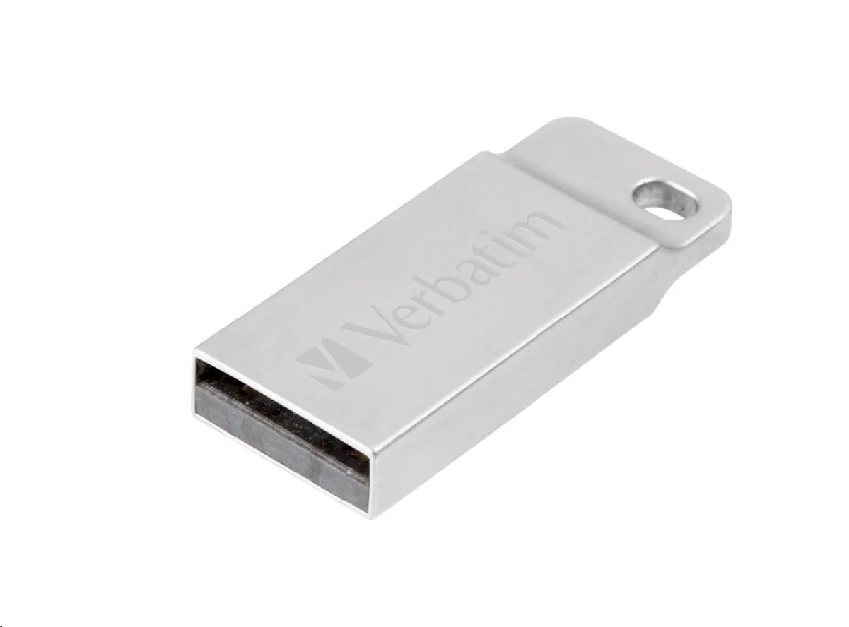 VERBATIM Flash Disk 16GB Metal Executive, USB 2.0, stříbrná