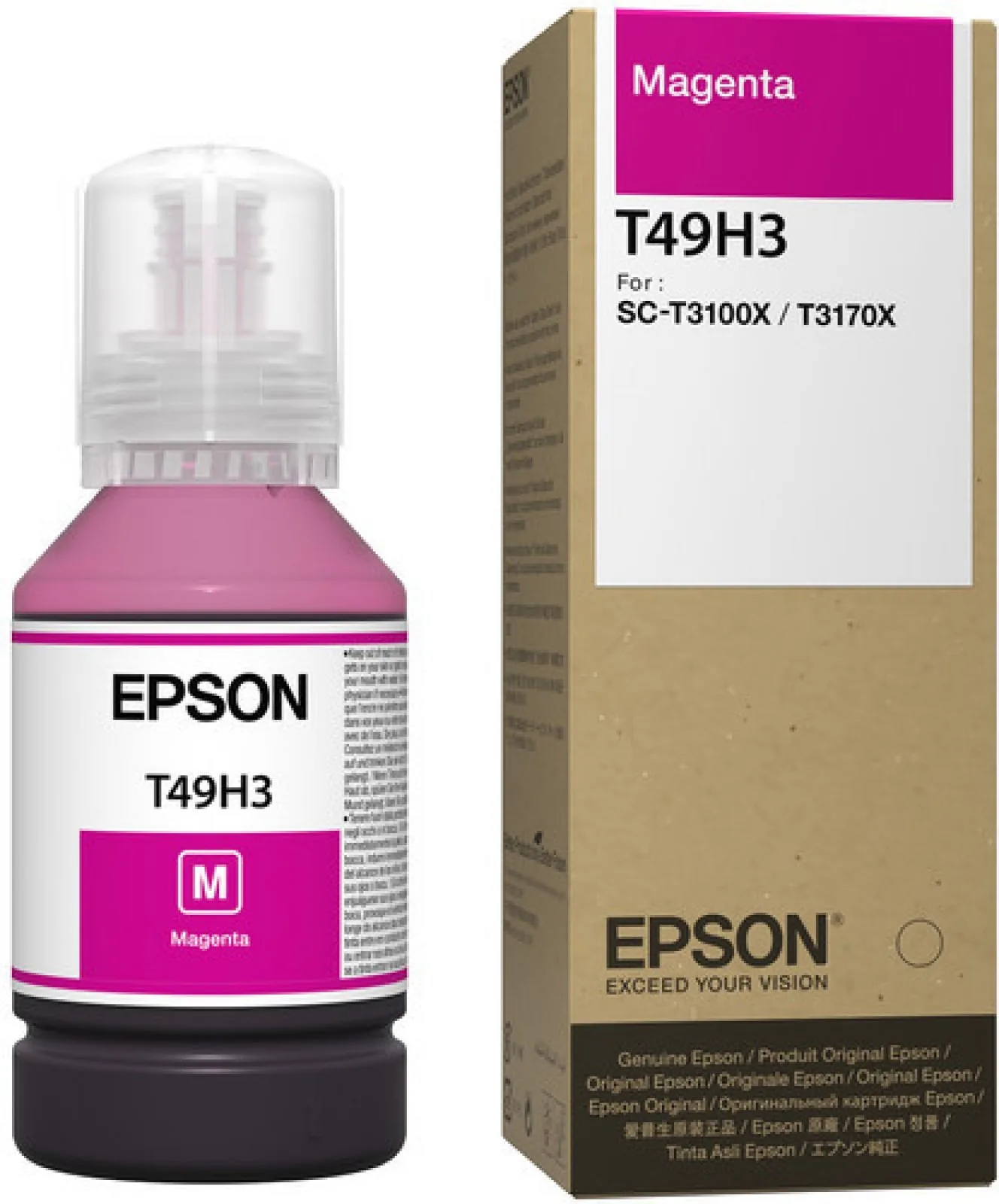 Epson - 140 ml - purpurová - originální - doplnění inkoustu - pro SureColor SC-T3100X, SC-T3100x 240V