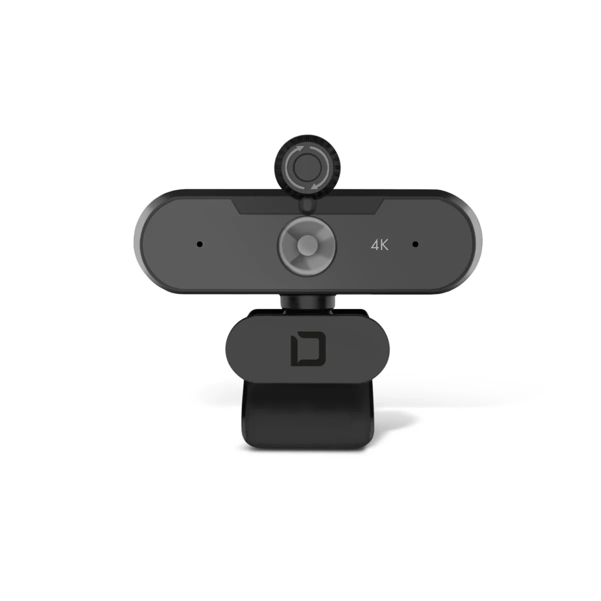 DICOTA Webcam PRO Plus 4K - Webkamera - barevný - 3840 x 2160 - 2160p - audio - USB 2.0