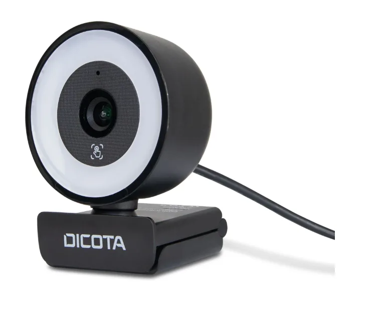DICOTA Ringlight - Webkamera - barevný - 5 Mpix - 2592 x 1944 - audio - USB 2.0
