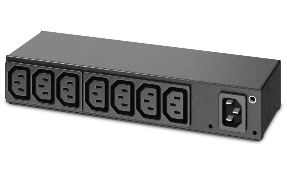 APC Basic Rack PDU AP6015A - Rozvodná jednotka PDU (k montáži na regál) - AC 100/120/200/208/230/240 V - vstup: IEC 60320 C14 - výstupní konektory: 8 (power IEC 60320 C13) - 1U - černá - pro P/N: SCL500RM1U, SCL500RMI1U, SMTL750RM2UCNC, SMX2KR2UX145, SMX3
