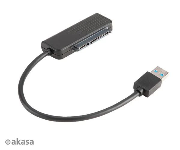 AKASA USB 3.1 adaptér pro 2,5" HDD a SSD - 20 cm