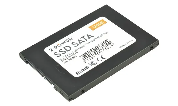 2-Power SSD 128GB 2.5" SATA III 6Gbps (Read 500MB/s, Write500MB/s) 3 YEARS WARANTY