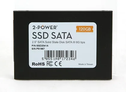 2-Power SSD 128GB 2.5" SATA III 6Gbps (Read 500MB/s, Write500MB/s) 3 YEARS WARANTY