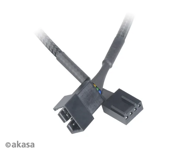 AKASA - PWM prodlužovací kabel ventilátoru 4 ks