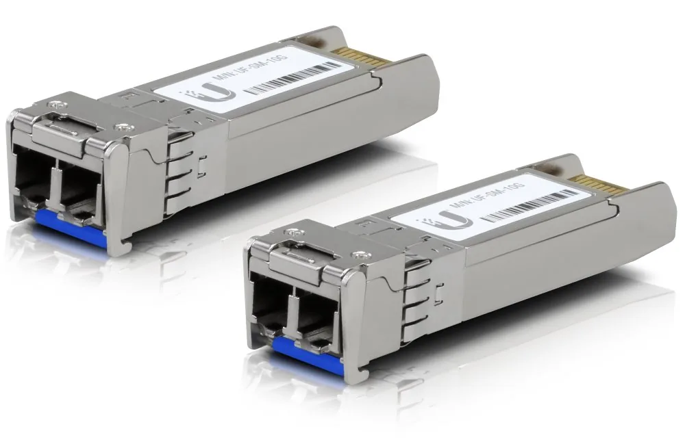 Ubiquiti UACC-OM-SM-10G-D - Modul SFP+ vysílače - 10GbE - jednoduchý režim LC - až 10 km - 1310 nm (balení 2)