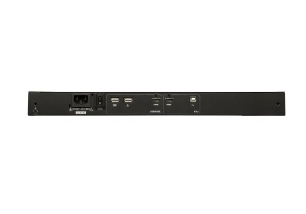 Aten 1U Ultra Short Depth Single Rail WideScreen LCD Console (USB / HDMI) 1920x1080