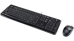 Logitech Desktop MK120 - Klávesnice a sada myši - USB - německá
