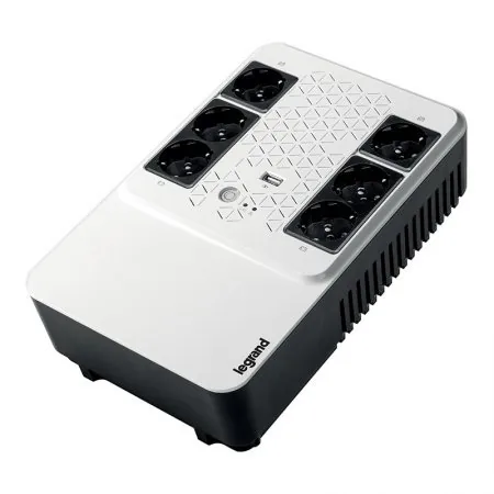 LEGRAND UPS Keor Multiplug 600VA 360W FR, Line-interactive, Tower, výstup 6x FR (CZ), USB nabíjení 1A - poškozená krabic