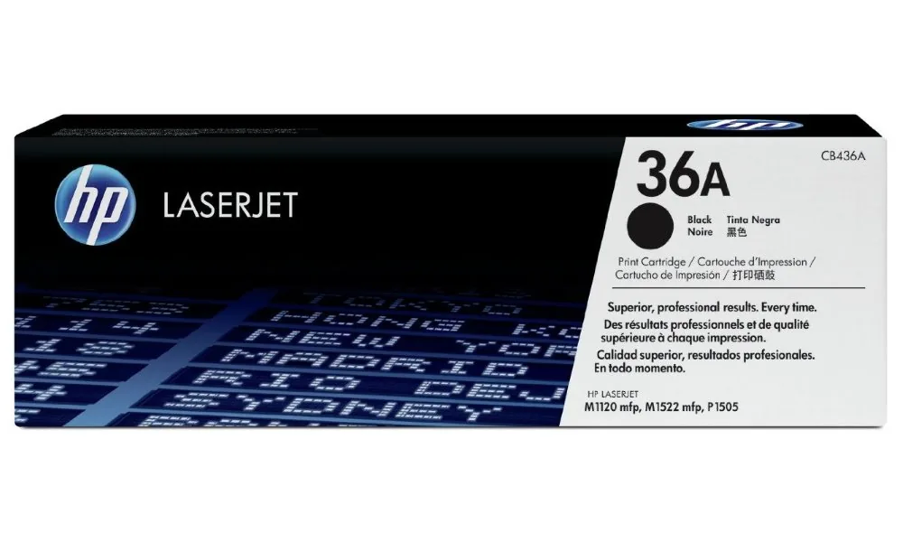 HP 36A - Černá - originální - LaserJet - kazeta s barvivem (CB436A) - pro LaserJet P1505, P1505n
