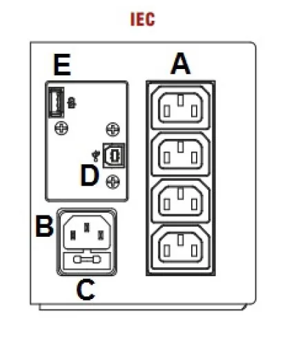 LEGRAND UPS Keor SP 600VA 360W IEC, Line-interactive, Tower, výstup 4x IEC C13, USB, USB nabíjení 1A
