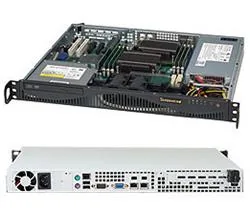 SUPERMICRO mini1U chassis, 2x 3,5" fixed HDD (nebo s MCP-220-00044-0N 2x2,5"), mechanika volitelná (slim), 350W (80PLUS