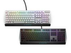 Alienware AW510K - Klávesnice - podsvícení - USB - QWERTY - americká angličtina - klávesový spínač: CHERRY MX Low Profile Red - Dark Side of the Moon