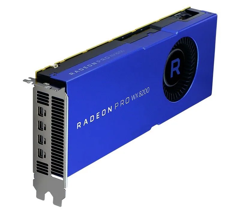 GPU AMD Radeon PRO WX 8200 8GB HBM2