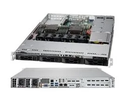SUPERMICRO 1U chassis 4x 3,5 2.5" HS SAS SATA, 2x500W (80PLUS Platinum), WIO, X11