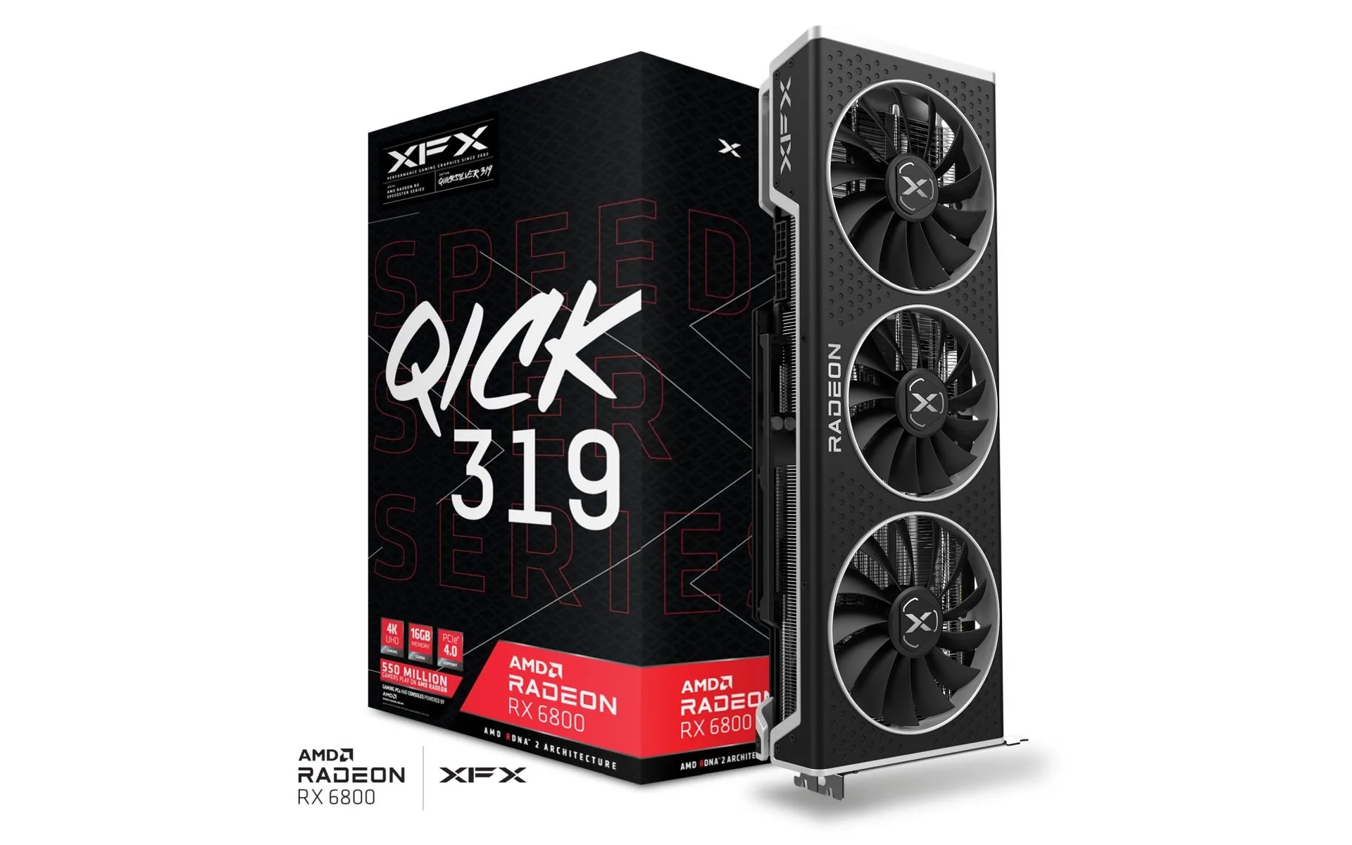 VGA XFX Speedster SWFT 319 AMD Radeon RX 6800 XT CORE 16GB GDDR6
