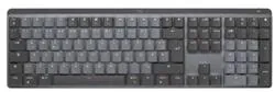 Logitech Master Series MX Mechanical - Klávesnice - podsvícená - bezdrátový - Bluetooth LE - QWERTY - US mezinárodní - klávesový spínač: Clicky - grafit