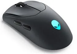 Alienware Tri-Mode Gaming Mouse AW720M - Myš - pravák a levák - optický - 8 tlačítka - kabelové, bezdrátový - USB, 2.4 GHz, Bluetooth 5.1 - Dark Side of the Moon