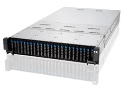 ASUS 2U server 2x SP5, 24x DDR5 ECC R, 12x 3,5 8xNVMe, 4x 1Gb LAN, 2x 2600Wt, IPMI