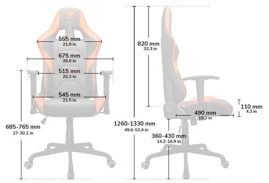 COUGAR herní židle ARMOR ELITE EVA - černá růžová