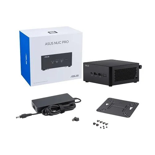ASUS NUC 14 Pro NUC14RVHC3000R0 Intel Core 3-100U DDR5 USB3.0 LAN WiFi UHD M.2+2,5" No power cord