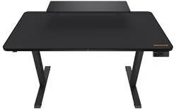 COUGAR stůl E-STAR 120 electric 1200 x 600 x 15, 720-1170mm, carbon design, monitor stand, pad, paměť nastavení 2 módy