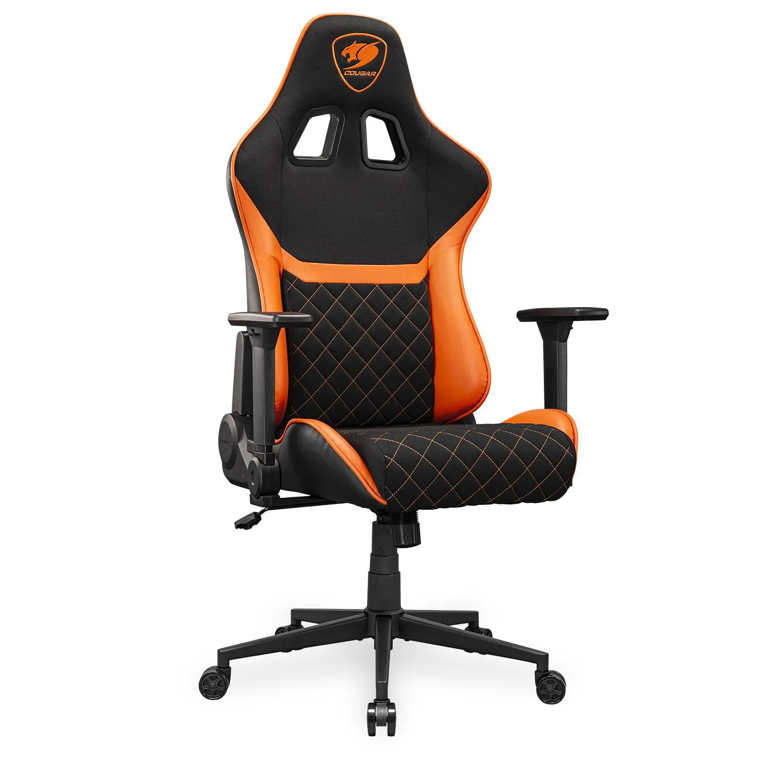COUGAR herní židle ARMOR ONE V2 F (Tkaná látka) - černá oranžová