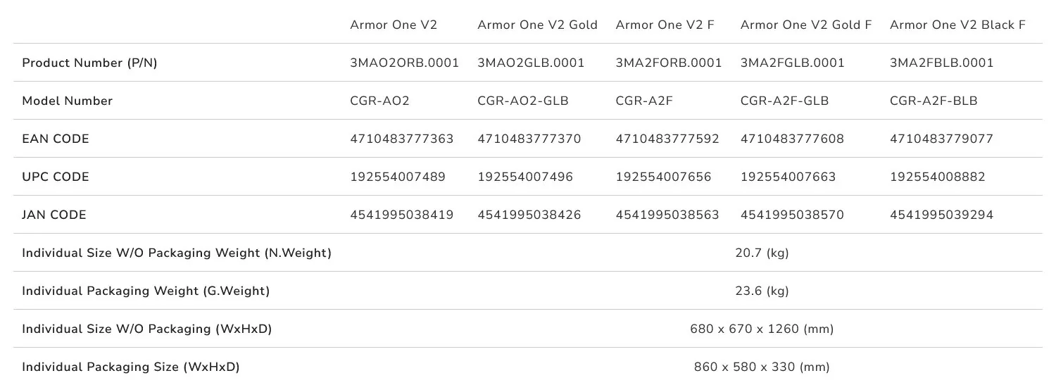 COUGAR herní židle ARMOR ONE V2 F (Tkaná látka) - černá oranžová